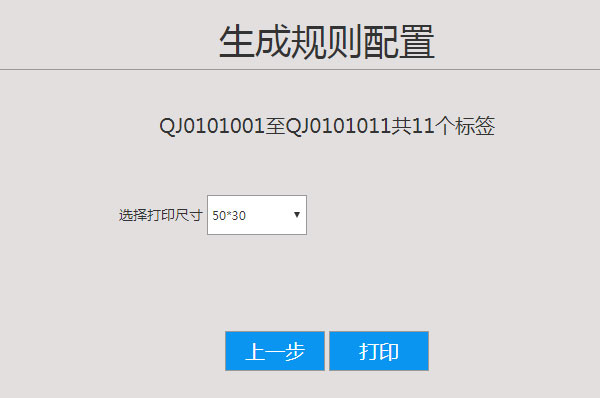 选择打印尺寸